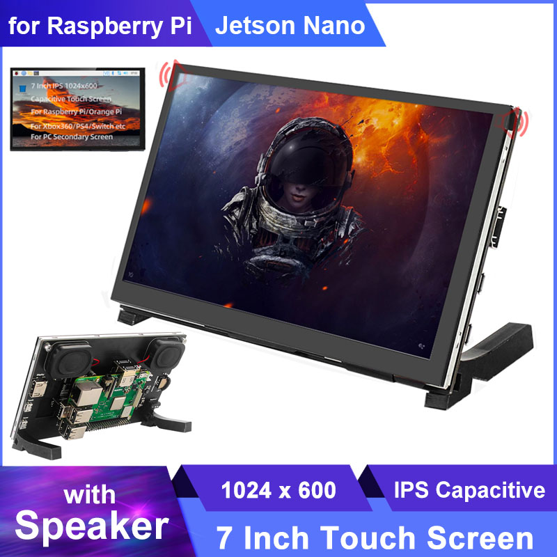 Raspberry Pi 4 - 7-calowy ekran dotykowy Raspberry Pi 1024x600