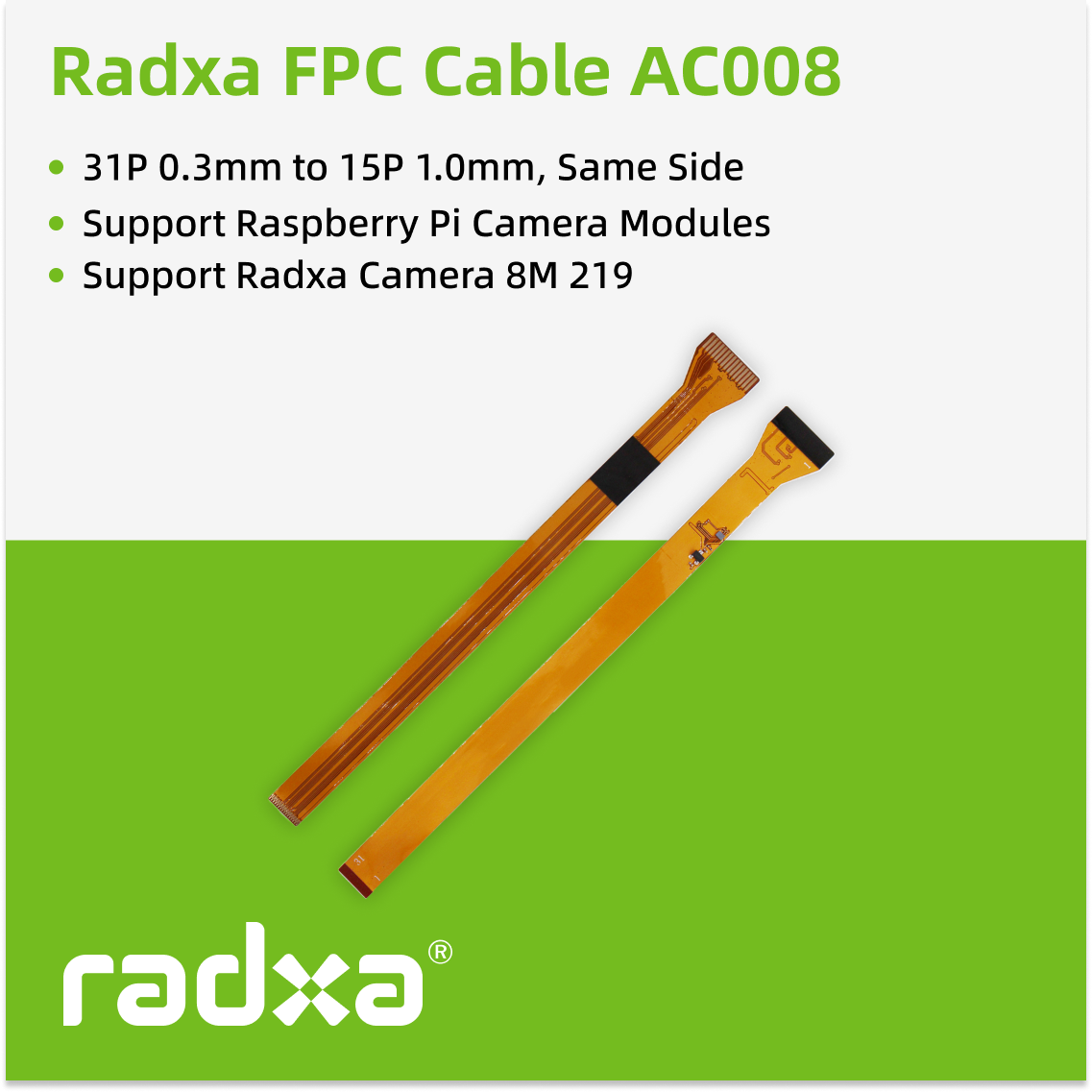 Pi Camera Cable - Kabel FPC kamery Radxa 8M 219