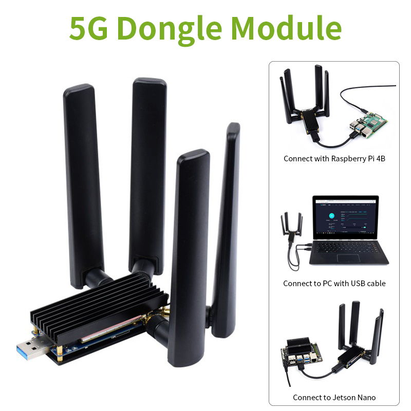 Pi 4 Case - Moduł klucza sprzętowego 5G USB 3.1