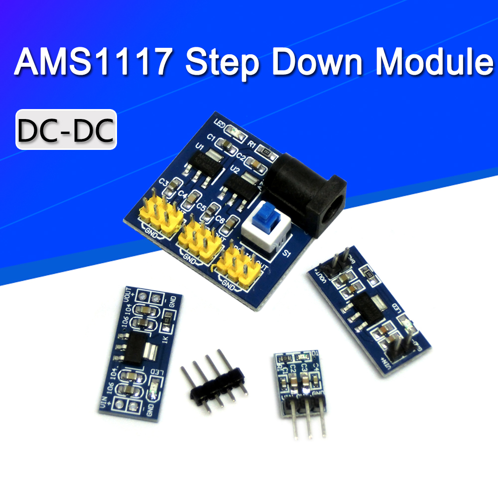 Pi Power Supply - LM1117 AMS1117 4.5-7V turn 3.3V 5.0V