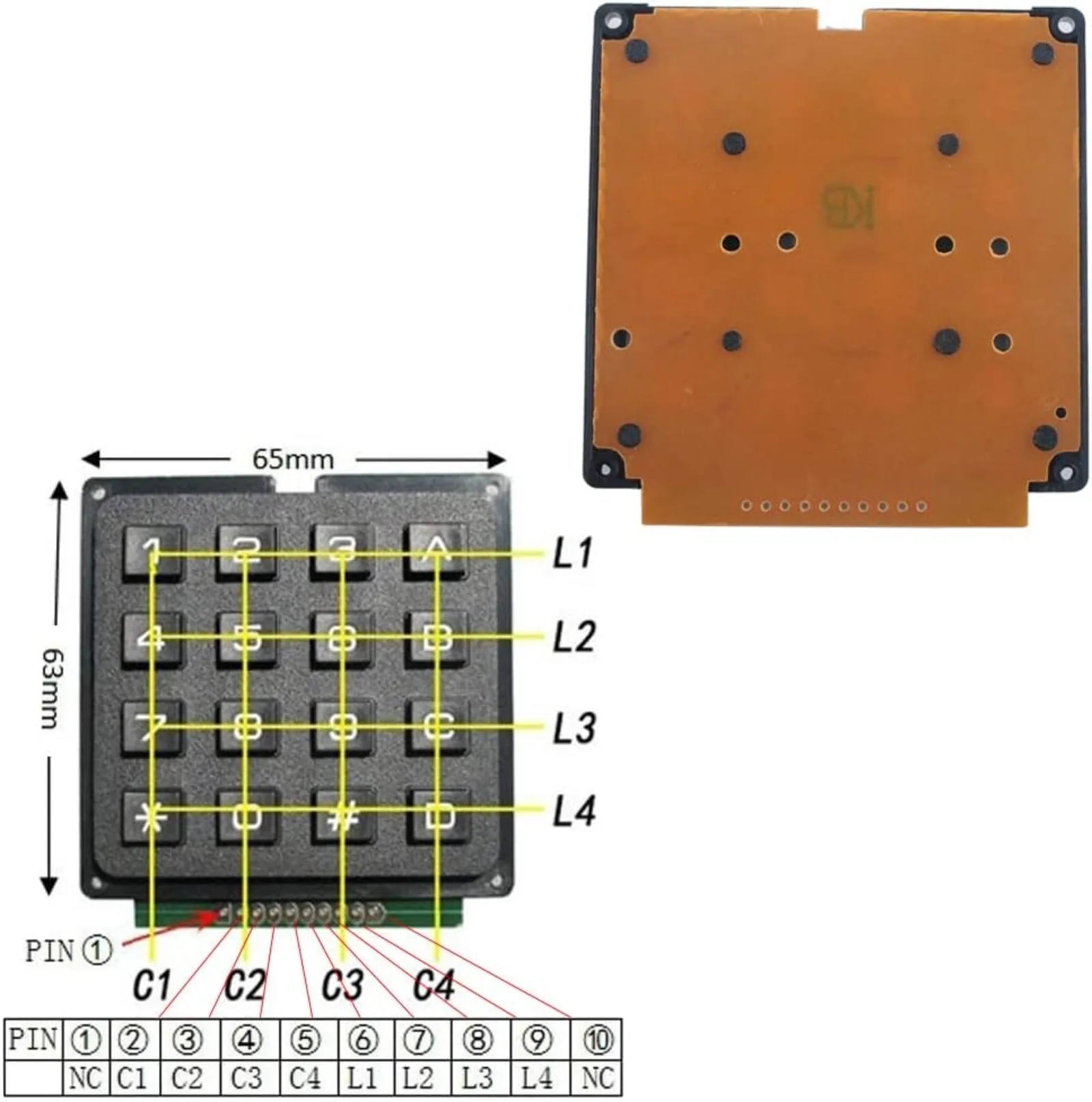 Klawiatura membranowa 4x4, mod – Arduino Kit recenzja i cena