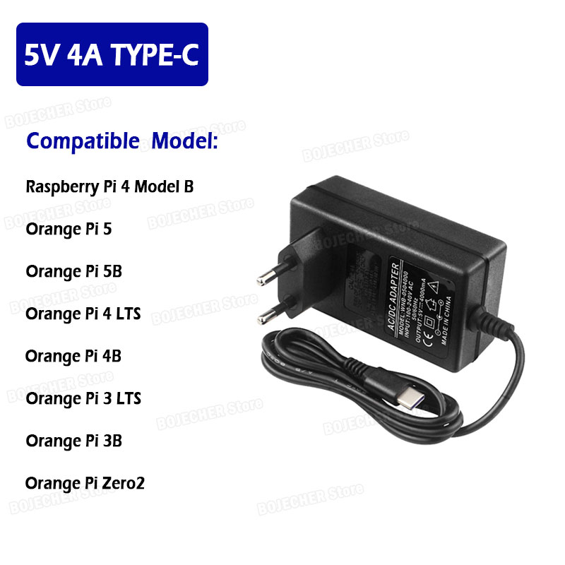 Ładowarka USB C 5V 4A do Raspb – Pi Power Supply recenzja i cena