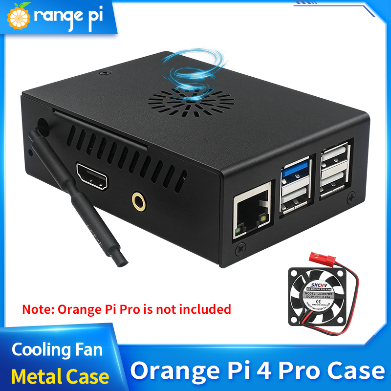 Metalowa obudowa Orange Pi 4 P – Pi Power Supply recenzja i cena