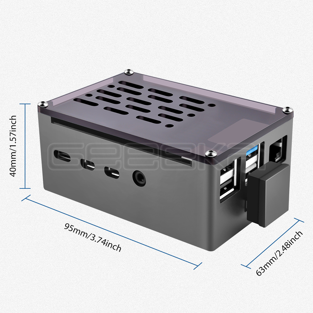 GeeekPi Aluminum Brick Case Bl – Pi Cooler recenzja i cena