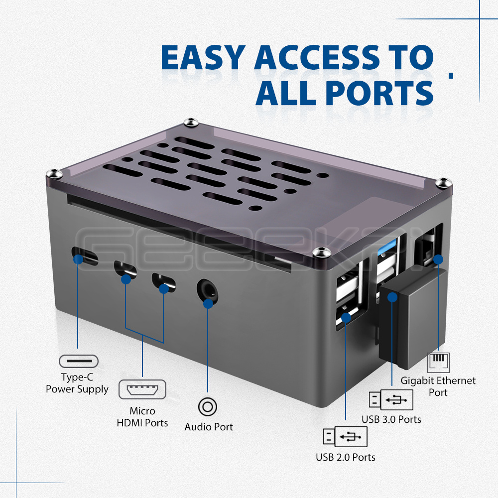 GeeekPi Aluminum Brick Case Bl – Pi Cooler recenzja i cena