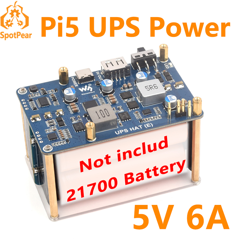 Raspberry Pi 5 UPS HAT E 4-por – Pi Power Supply recenzja i cena